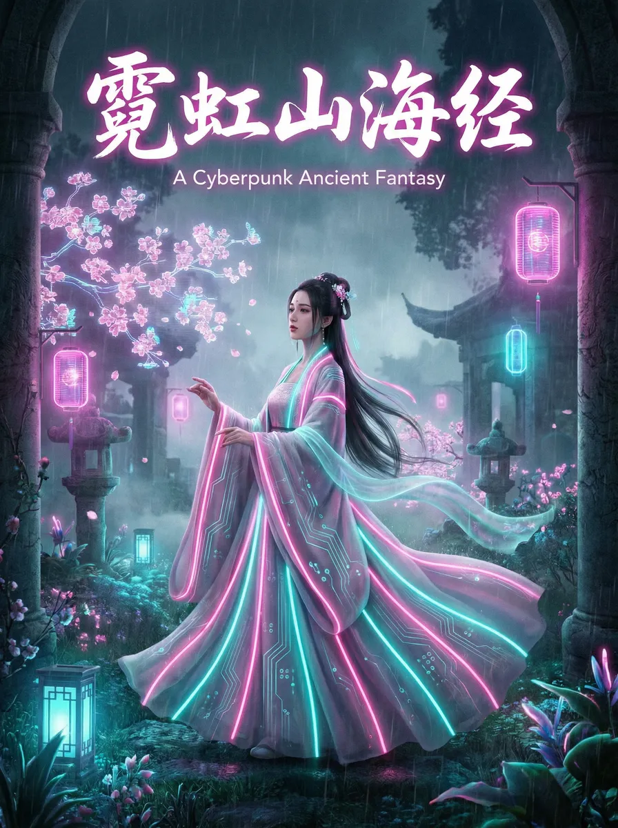 电视剧谁知女人心 古风奇缘短剧 - 霓虹山海经海报